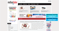 Desktop Screenshot of matbaahaber.com